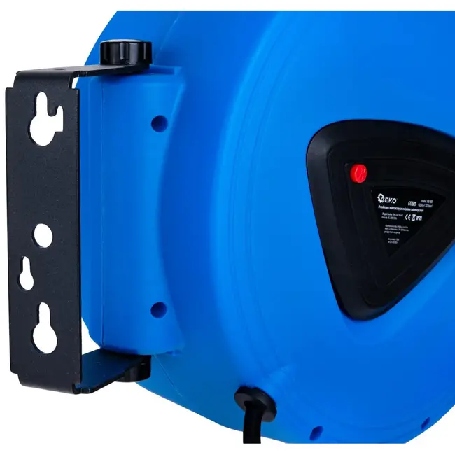 GEKO Automatische haspel verlengkabel - 15m + 1.5m - Wandmontage - Flexibel en duurzaam