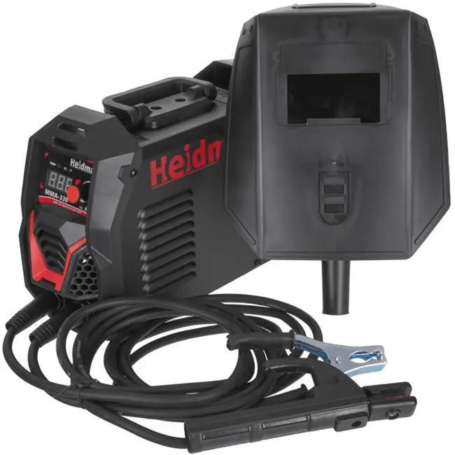 Heidmann Lasmachine inverter - IGBT technologie - 330A - LCD display - Inclusief accessoires