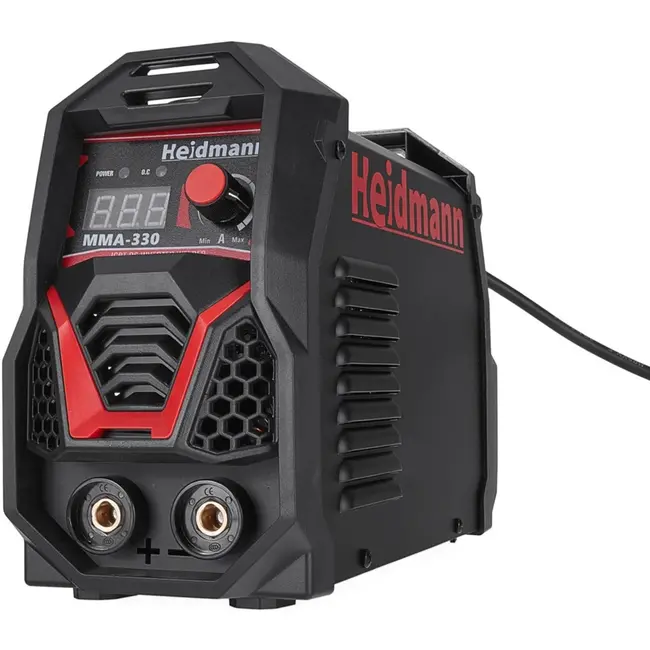 Heidmann Lasmachine inverter - IGBT technologie - 330A - LCD display - Inclusief accessoires
