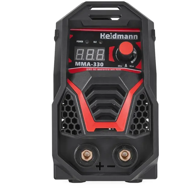 Heidmann Lasmachine inverter - IGBT technologie - 330A - LCD display - Inclusief accessoires