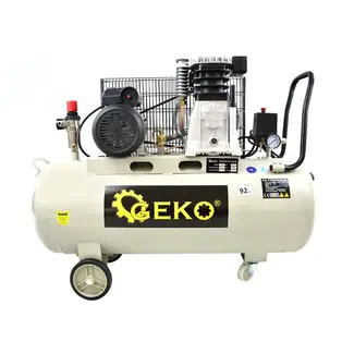 GEKO 100L luchtcompressor - 9 bar - 420 L/min - horizontaal - 4 wielen
