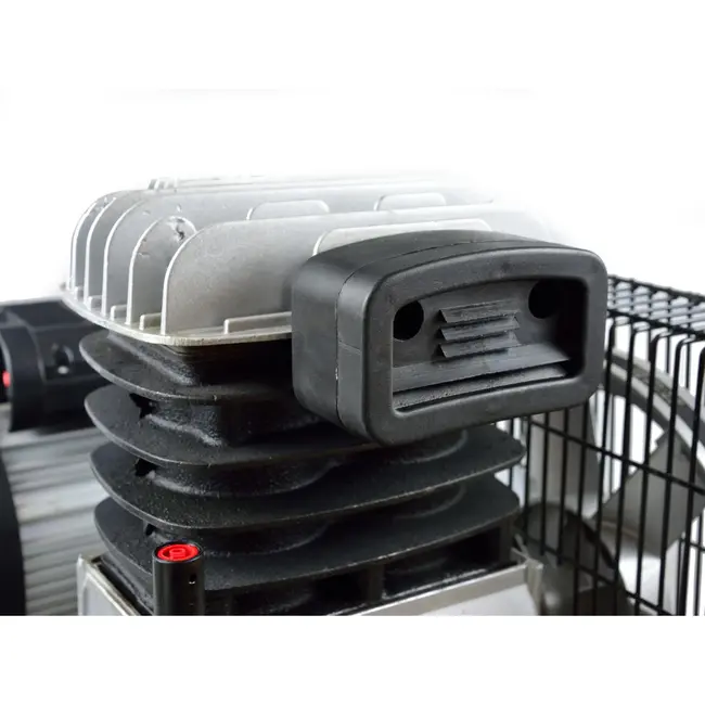 GEKO 100L luchtcompressor - 9 bar - 420 L/min - horizontaal - 4 wielen