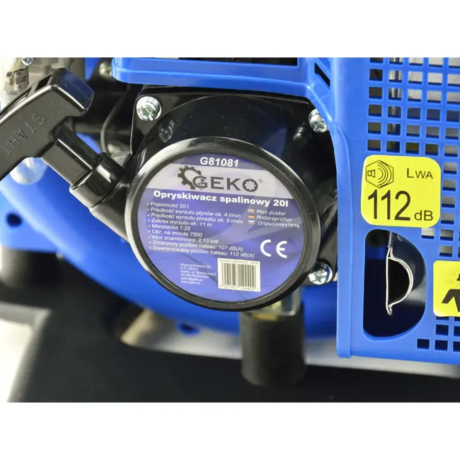 GEKO Mistblazer - 20L Capaciteit - Handmatige Start - 11 m Bereik