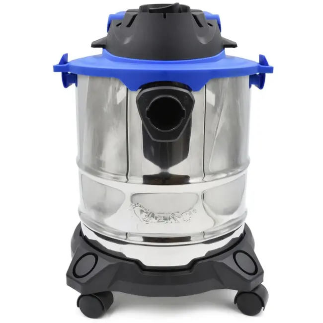 GEKO Industriële stofzuiger - nat en droog - 20L - 1250W - roestvrij staal