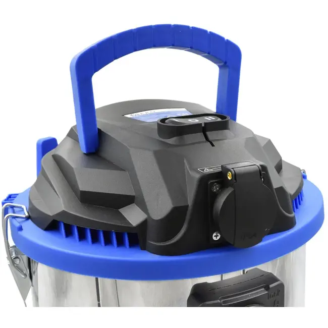 GEKO Industriële stofzuiger - nat en droog - 25L - 1500W - roestvrij staal