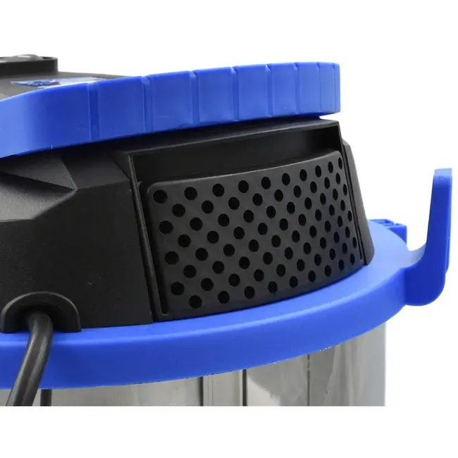 GEKO Industriële stofzuiger - nat en droog - 25L - 1500W - roestvrij staal