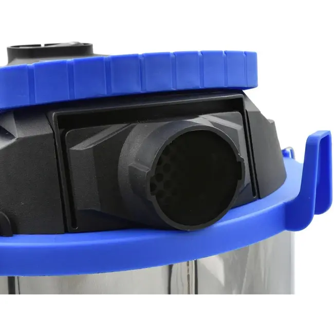 GEKO Industriële stofzuiger - nat en droog - 25L - 1500W - roestvrij staal