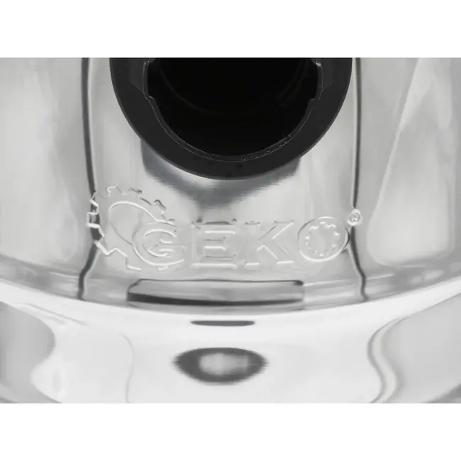 GEKO Industriële stofzuiger - nat en droog - 25L - 1500W - roestvrij staal