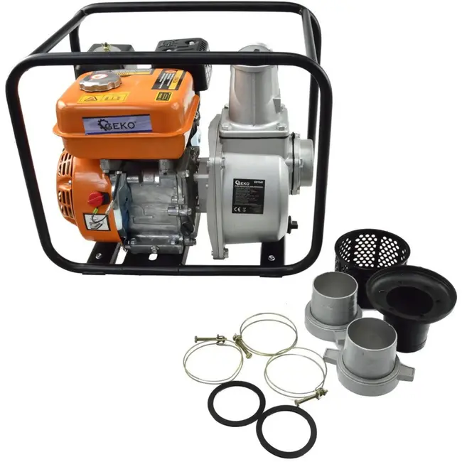 GEKO Benzine waterpomp - 3" - 6.5 kW - 55 m³/u capaciteit - 31 m opvoerhoogte