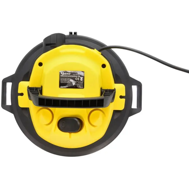 GEKO Industriële stofzuiger - nat en droog - 15 liter - 1250W - lichtgewicht ontwerp