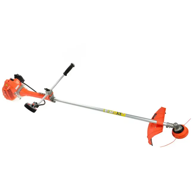 John Gardener benzine bosmaaier 52cc met 3-tands mes, nylon koord, anti-vibratiesysteem en ergonomische V-handgreep