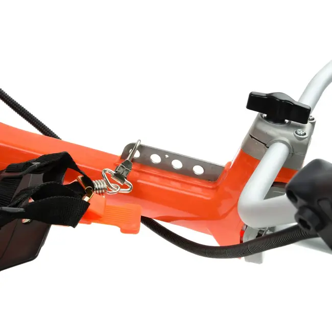 John Gardener benzine bosmaaier 52cc met 3-tands mes, nylon koord, anti-vibratiesysteem en ergonomische V-handgreep