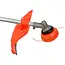 GEKO benzine bosmaaier 52cc met 3-tands mes, nylon koord, anti-vibratiesysteem en ergonomische V-handgreep