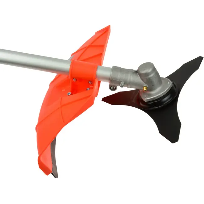 John Gardener benzine bosmaaier 52cc met 3-tands mes, nylon koord, anti-vibratiesysteem en ergonomische V-handgreep