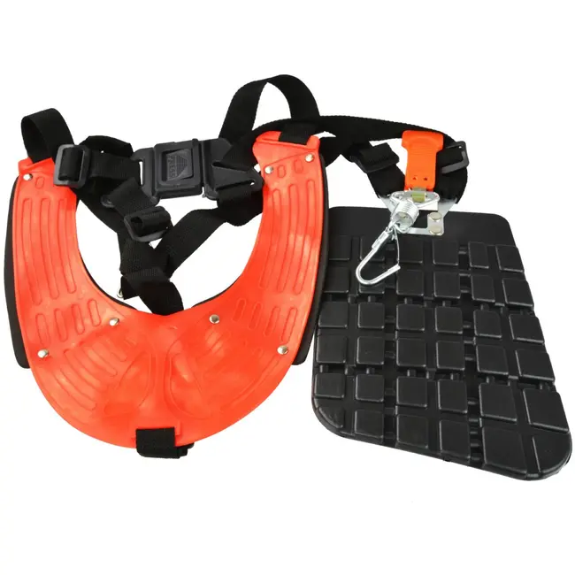 GEKO benzine bosmaaier 52cc met 3-tands mes, nylon koord, anti-vibratiesysteem en ergonomische V-handgreep