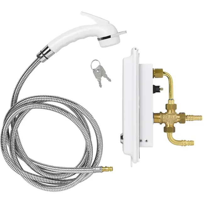 ProPlus Buitendouche voor Caravans – Warm/Koud Water & Afsluitbaar