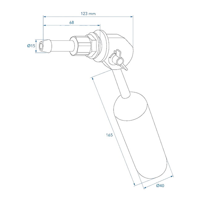 ProPlus Vlotter-Systeem voor Watertank en Jerrycan – tot 6 bar