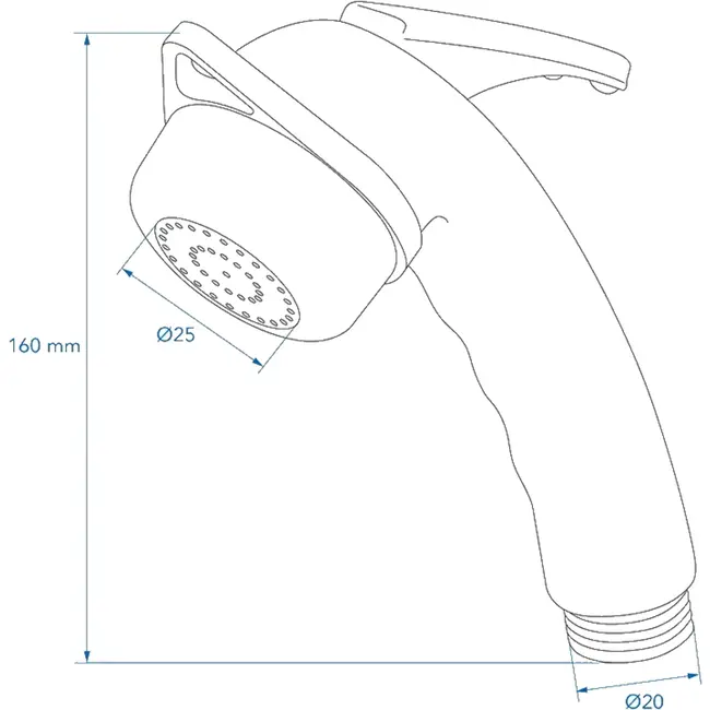 ProPlus Caravan & Camper Handdouche Charisma – Lichtgewicht & Stijlvol