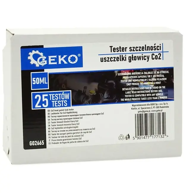 GEKO Cilinderkop lekkage tester - Koppakking lektester - CO2 Tester