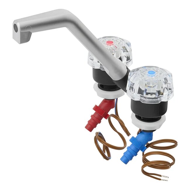 ProPlus Mengkraan De Luxe Ø20 mm – Draaibare Uitloop - Zwart/Chroom