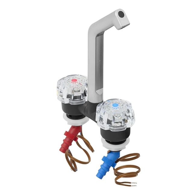 ProPlus Mengkraan De Luxe Ø20 mm – Draaibare Uitloop - Zwart/Chroom