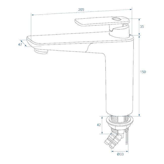 ProPlus Mengkraan Ø33 mm – 120° Draaibaar & Inclusief Schakelaar