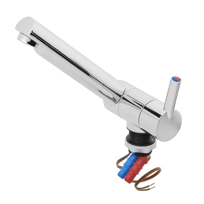 ProPlus Mengkraan Ø27 mm – 12V, Rechte Uitloop & Microschakelaar