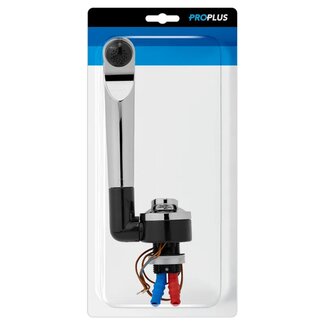 ProPlus ProPlus Mengkraan Deluxe Ø27 mm – Chroom, Neerklapbare Uitloop Blister
