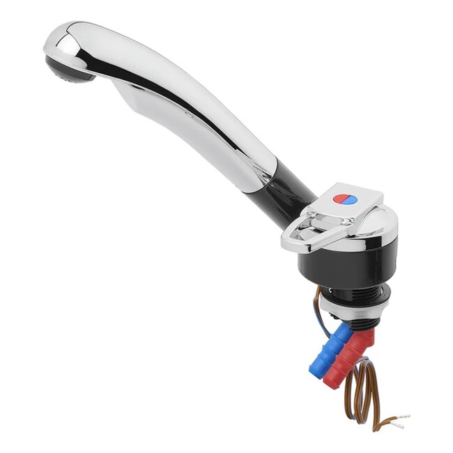 ProPlus Mengkraan Deluxe Ø27 mm – Chroom, Neerklapbare Uitloop Blister