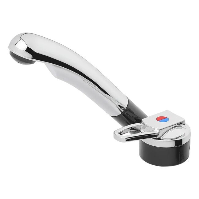 ProPlus Mengkraan Deluxe Ø27 mm – Chroom, Neerklapbare Uitloop Blister