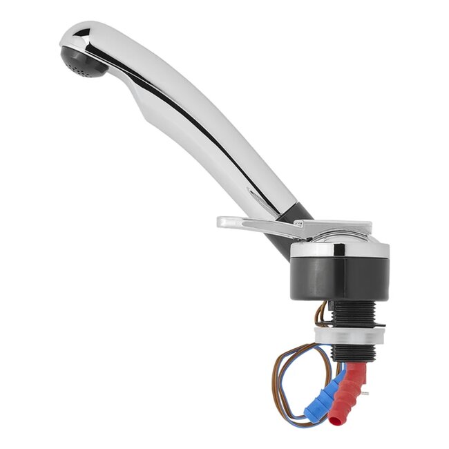 ProPlus Mengkraan Deluxe Ø27 mm – Chroom, Neerklapbare Uitloop Blister