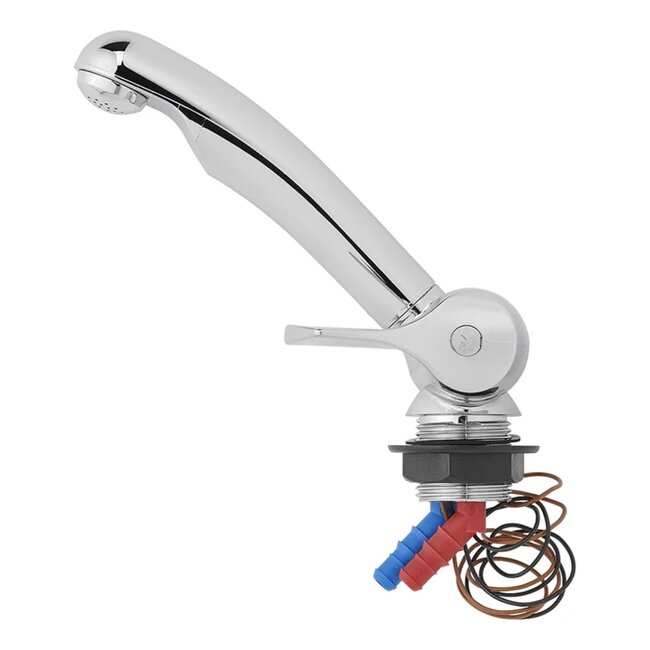 ProPlus Mengkraan Style Ø33 mm – 12V, Neerklapbare Uitloop Blister