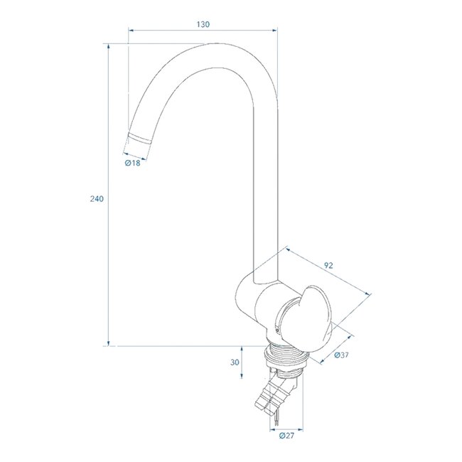 ProPlus Mengkraan Style 3000 - Ø27mm - Microschakelaar - 4.0 Bar