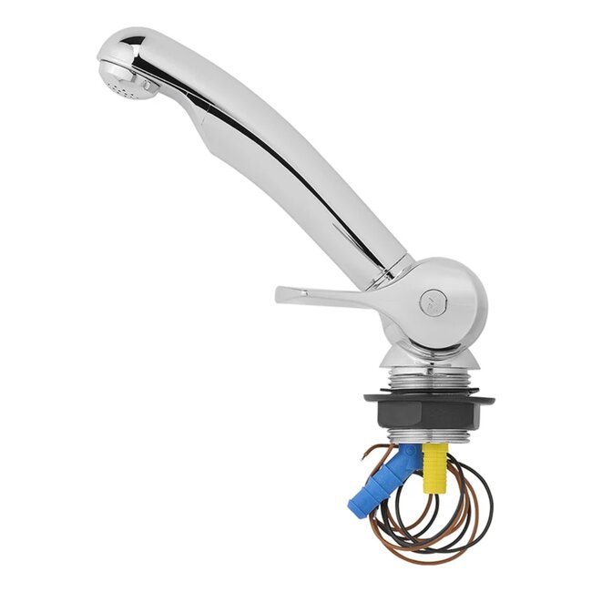 ProPlus Koudwaterkraan - 12V - Hoogglans Chroom - Ø33mm - Blister