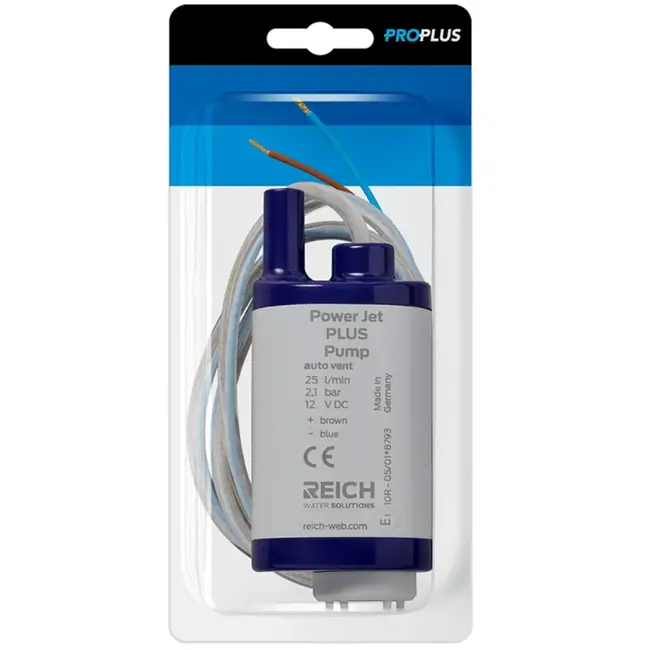 ProPlus Dompelpomp PowerJet Plus - 12V - 25L p/min - Max. 2.1 Bar Blister