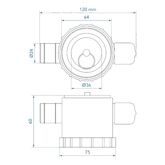 ProPlus Sifon met RVS Zeef - Ø39 mm - Voor Afvalwatersysteem