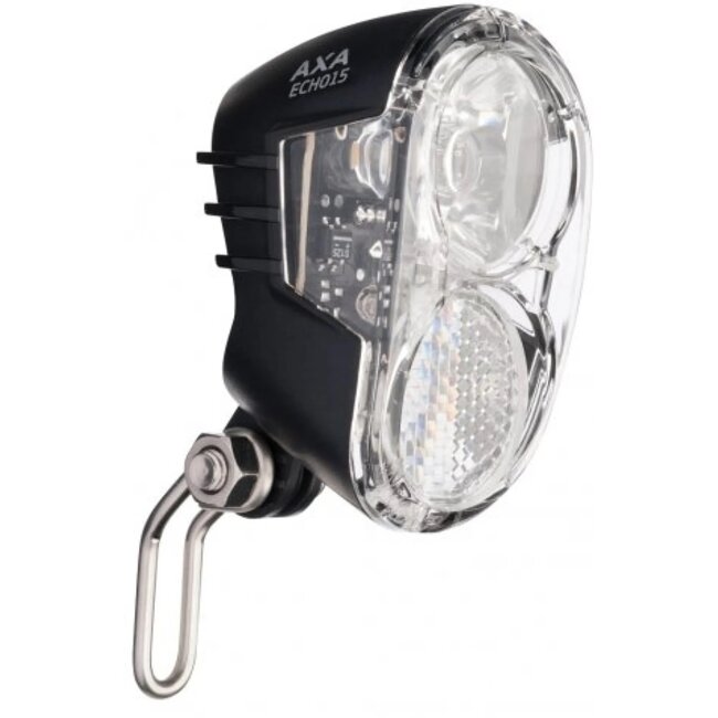 AXA Koplamp fiets - 15 lux LED - automatische sensor - naafdynamo - compact design