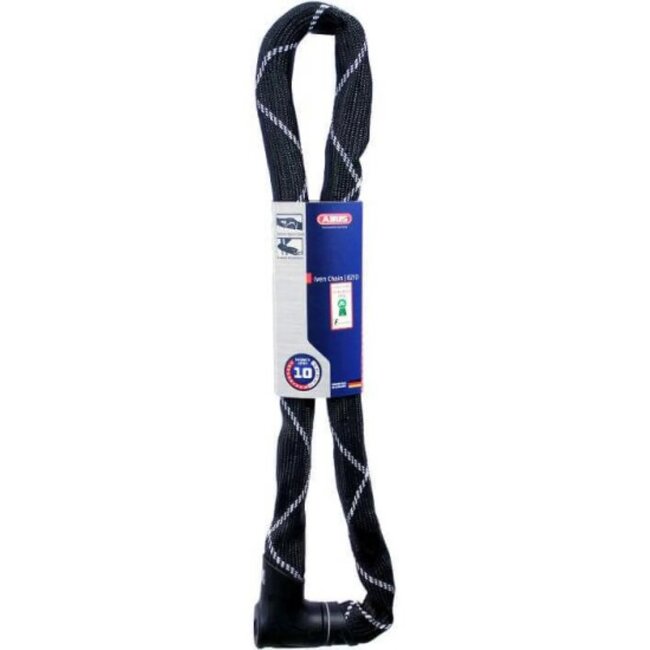 ABUS Kettingslot - 8 mm vierkant - 110 cm - Zwart - ART 2 - Fietsersbond winnaar