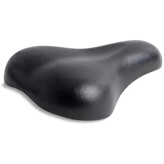 Abi Junior fietszadel - 24 inch - comfortabel - zwart - met zadelklem en strop