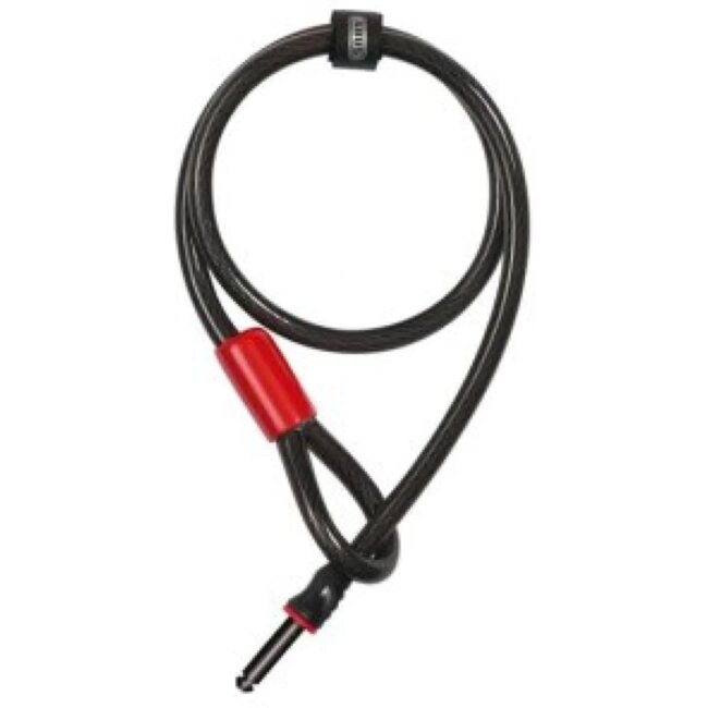 ABUS Insteekkabel - Fietsbeveiliging - 12mm dik - 100cm lang - Zwart