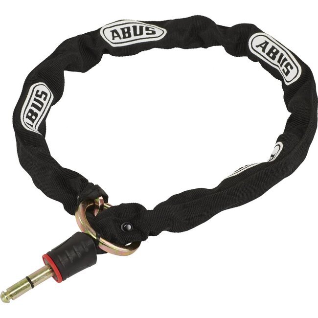 ABUS Insteekketting - 100 cm - Gehard Staal - 6 mm - Zwart