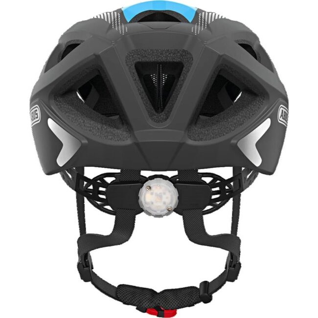 ABUS Fietshelm - Veiligheid & Comfort - Grijs - L (58-62 cm) - LED & Ventilatie