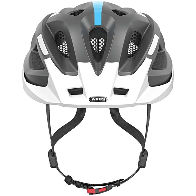 ABUS Fietshelm - Veiligheid & Comfort - Grijs - L (58-62 cm) - LED & Ventilatie