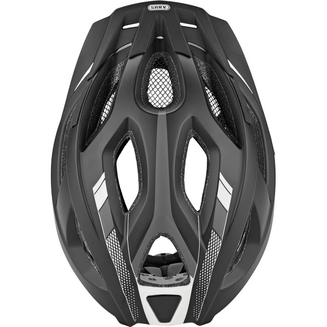 ABUS Fietshelm met LED-verlichting en ventilatie - maat L - zwart