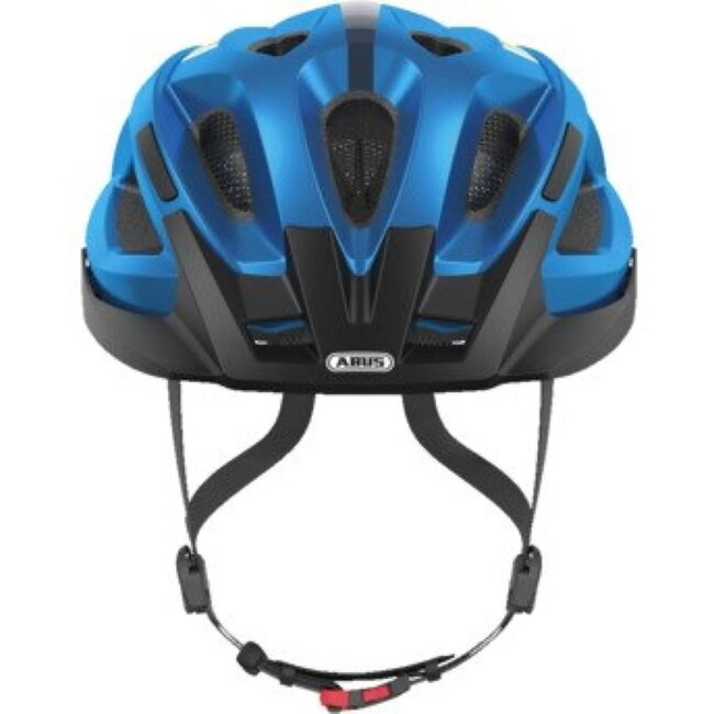 ABUS Fietshelm - Sportief design - LED verlichting - Optimale ventilatie - Maat 52-58 cm - Blauw