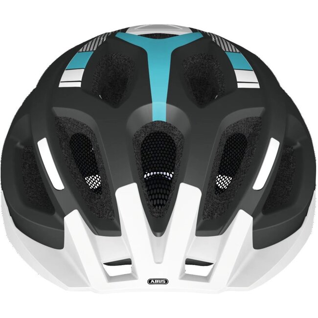 ABUS Racefietshelm met LED-licht - Grijs - Maat 52-58 cm - Optimale ventilatie en comfort