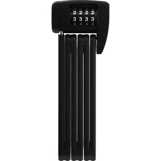 ABUS Vouwslot - Compact en Lichtgewicht - Zwart - 85 cm - Veiligheid en Flexibiliteit
