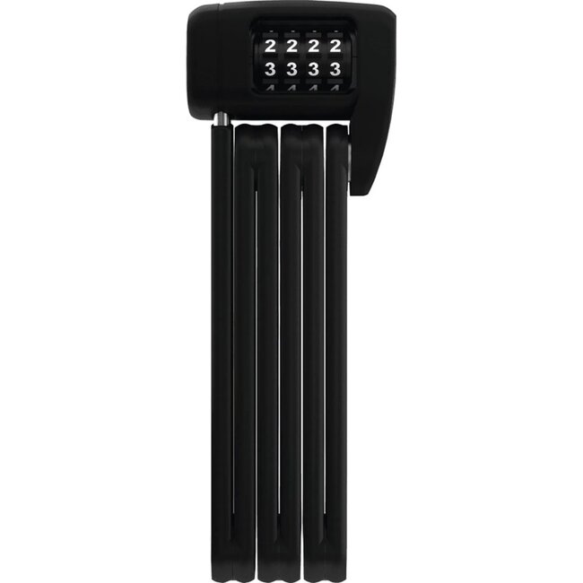 ABUS Vouwslot - Compact en Lichtgewicht - Zwart - 85 cm - Veiligheid en Flexibiliteit