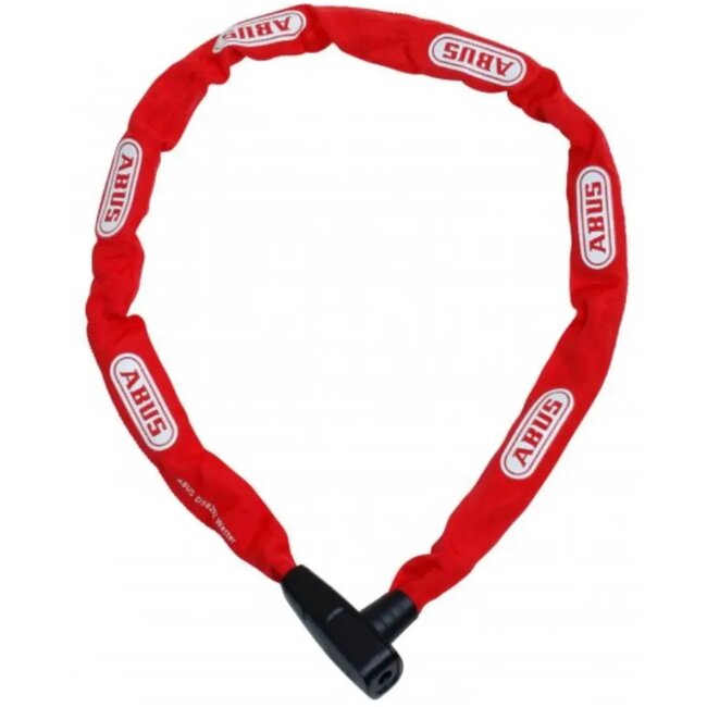 ABUS Kettingslot 110 cm - Rood - Flexibel ontwerp - Sleutelslot - Beveiligingsniveau 5