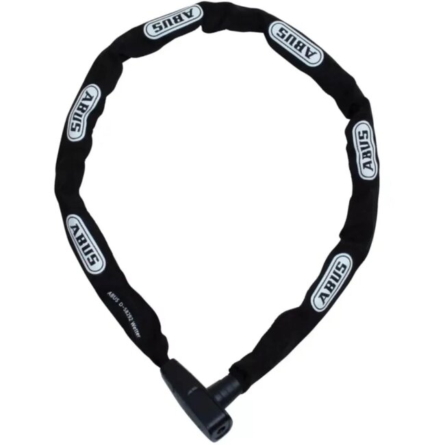 ABUS Kettingslot - 110 cm - Zwart - Automatisch kliksysteem - Nylon beschermhoes